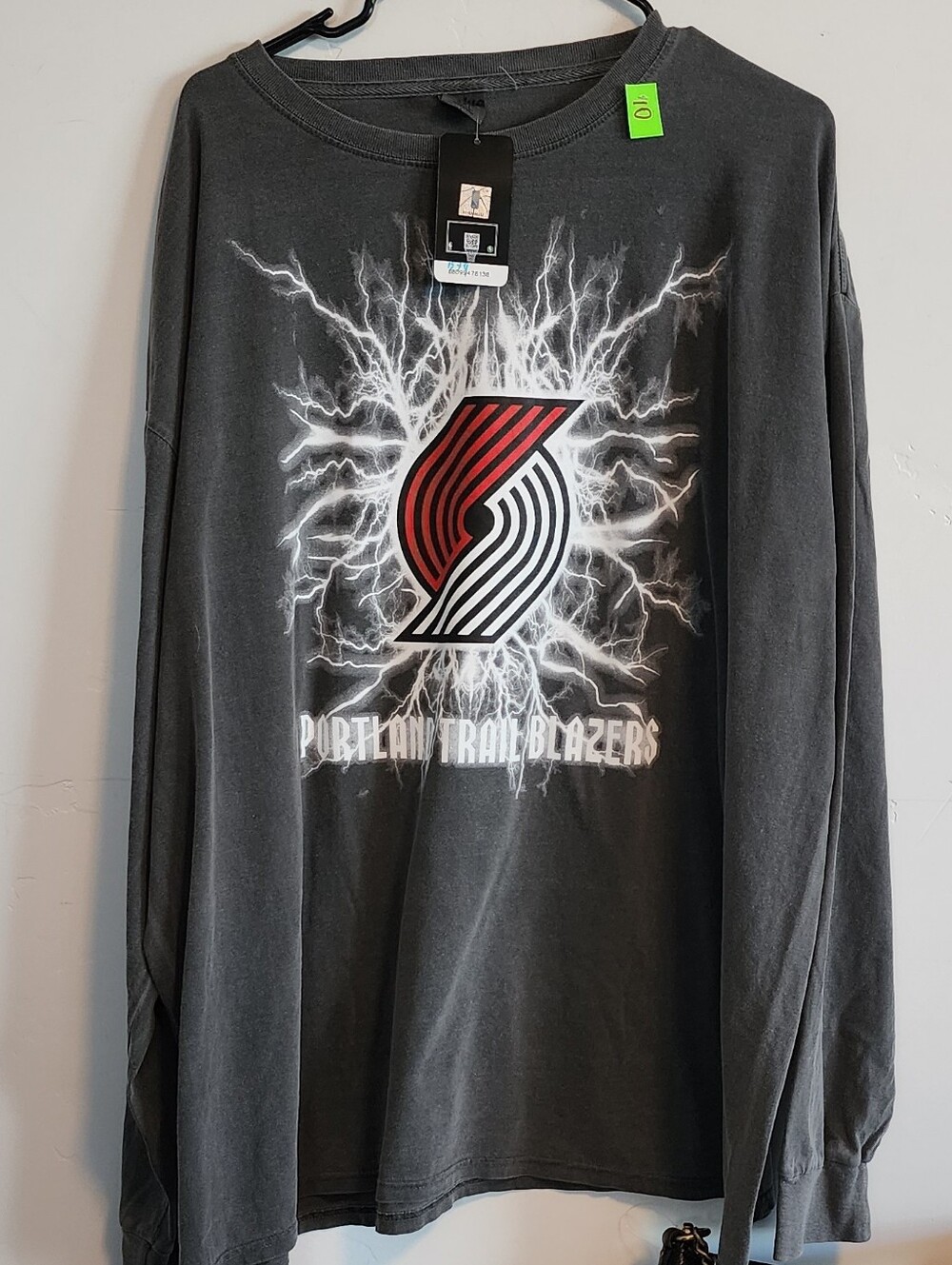 NBA Gray Crewneck Tee with Official Hologram Tag